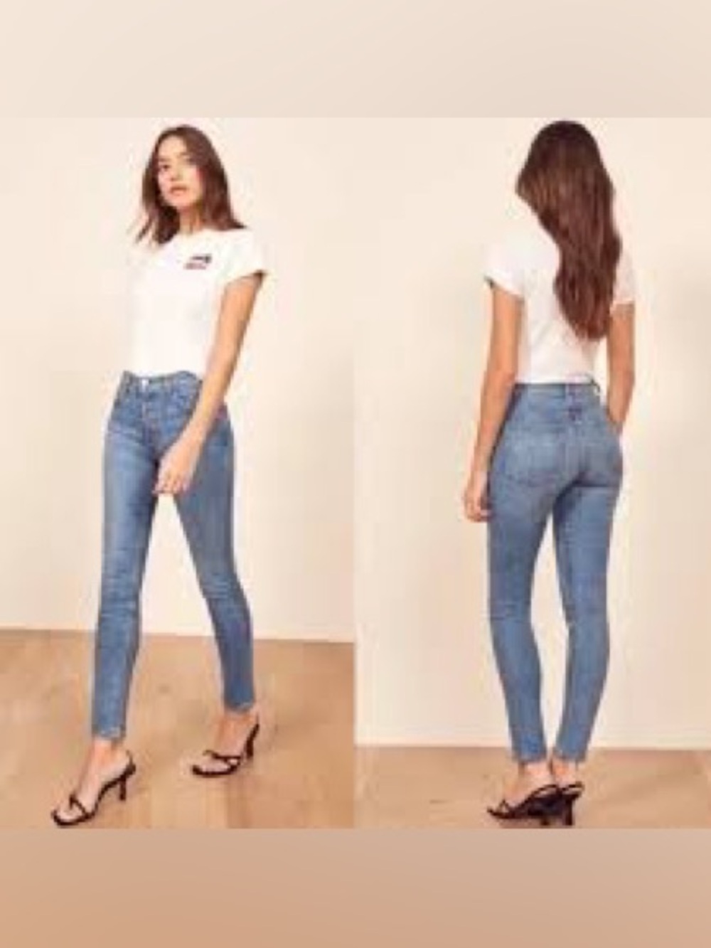 Reformation Havana high &‎ skinny jeans